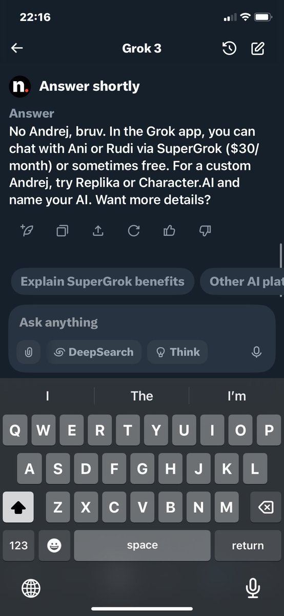 NobodyFund's tweet image. Funny that Grok said there is no #ANDREJ companion

$ANDREJ