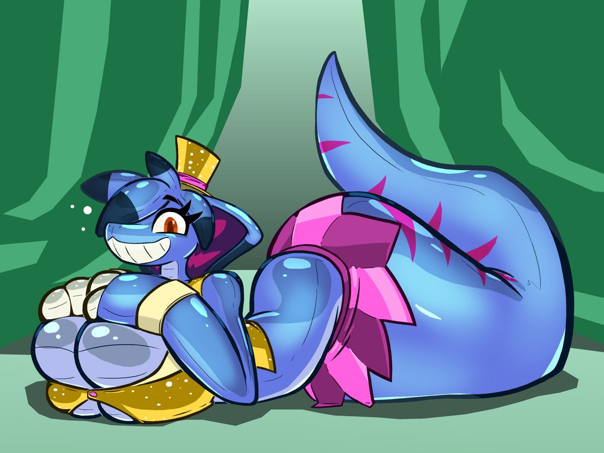 "The squeakiest show you've ever seen!"
"A performance like no other!"
"I have no idea what she even does, but I already bought a ticket!"

A pic I did a little while back for OrignalGiratine on FA!