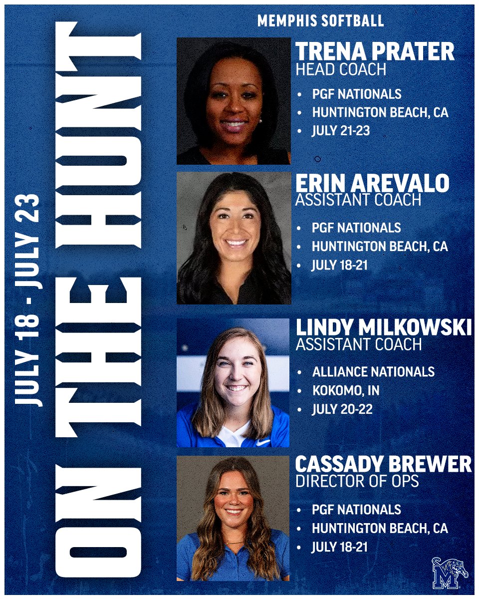 MemphisSoftball's tweet image. Hittin' the road to check out some 𝙏𝙊𝙋-𝙇𝙀𝙑𝙀𝙇 talent and find some future Tigers 🚙
Give us a heads up on where to look ⬇️