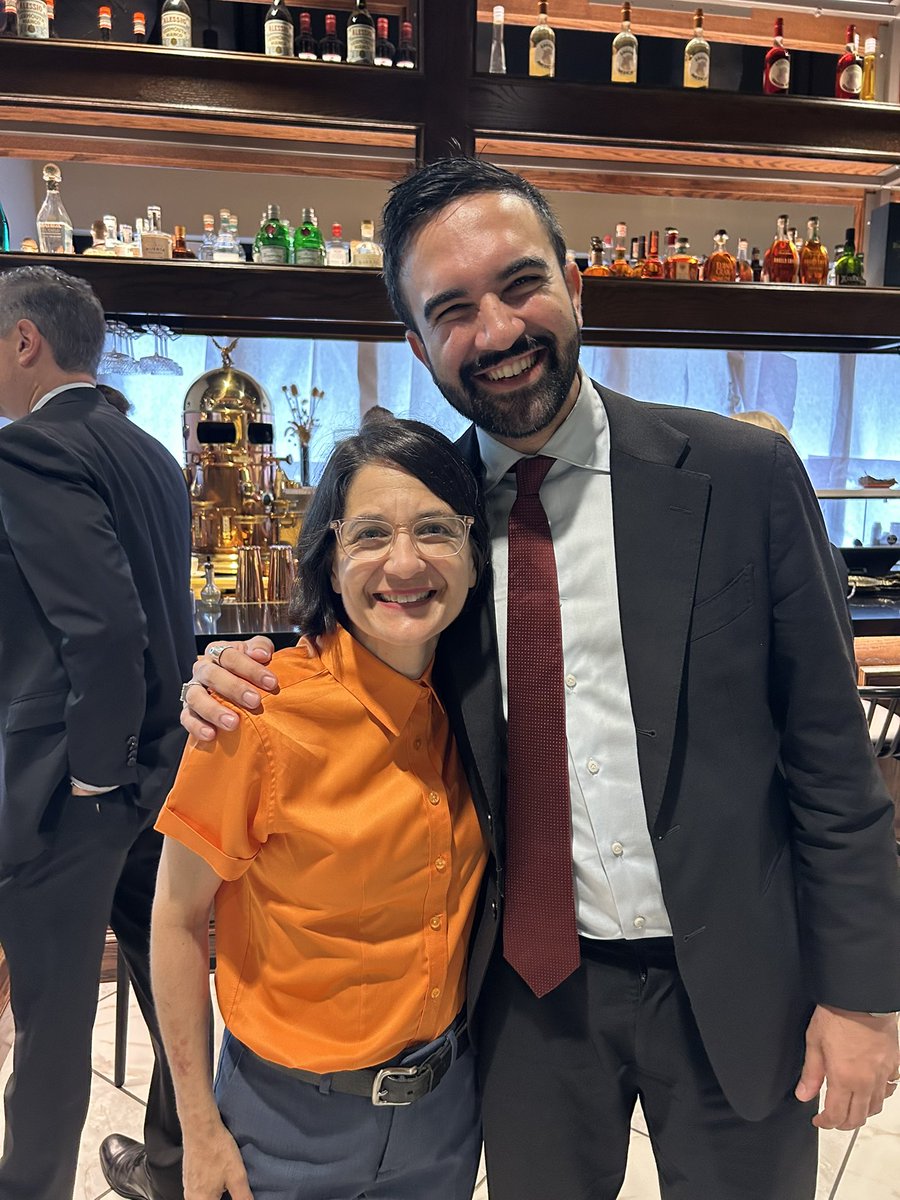 BeccaBalintVT's tweet image. Zohran Mamdani defied expectations and will be the next Mayor of New York. He ran an indomitable grassroots campaign with a policy platform that gives New Yorkers hope for the future. Grateful to connect with him and learn more about his transformative progressive vision.