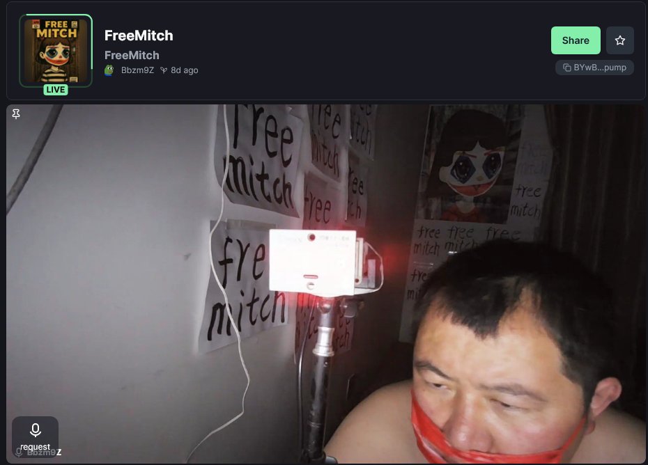 bbennctt's tweet image. pumpfun got the schizos wanting to free mitch wtf