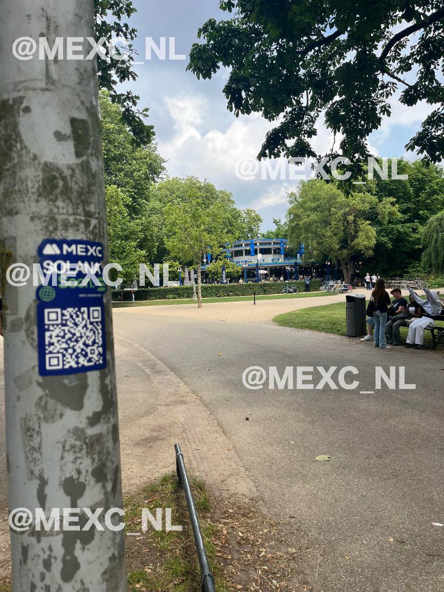 MEXC_NL's tweet photo. Hints/locaties deel 4:
Vondelpark (Vertigo), Vondelpark (Proeflokaal 't Blauwe Theehuis), Vondelpark (South entrance)

Meer hints in onze Telegramgroep: https://t.co/i2wPcvPduj

#MEXC #MEXCEventRocks  #MEXCxSOL #StickerHunt #Amsterdam #Crypto https://t.co/2zzuyKKsYV