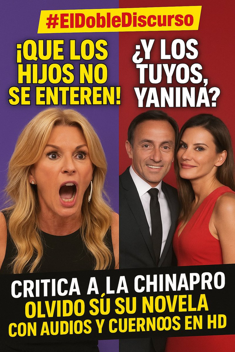 Angelitauru2023's tweet photo. Así que no, Yanina. No vivís de entretener.
Vivís de gritar, de exponer, de señalar y de hacer escarnio público de mujeres que no se bancan tu odio.
Y lo peor: lo hacés pasar por “televisión”.
#HipicresiaMediatica #Forra #Karma #PuntitaGateRecargado https://t.co/rhJO4qDJRH