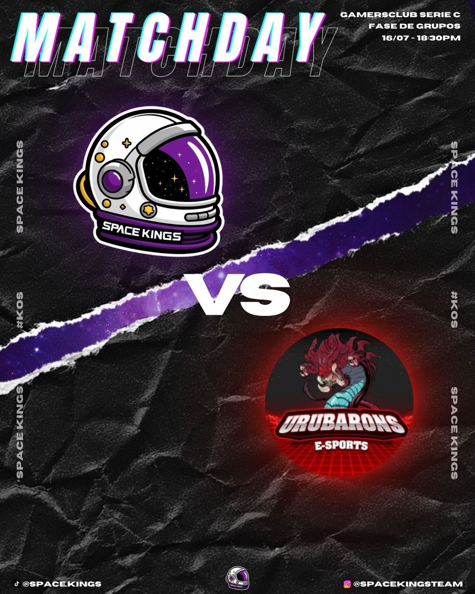 Space_Kings_'s tweet photo. Nuestro segundo match del día en la serie C de @GamersClubCS 

VS #Urubarons

📺Transmisión con @PabloMiguez72 por su twitch https://t.co/RnOm0vp8BN

⏰ 18:30

#SerieC #GoKOS https://t.co/MrKNXBh9iZ