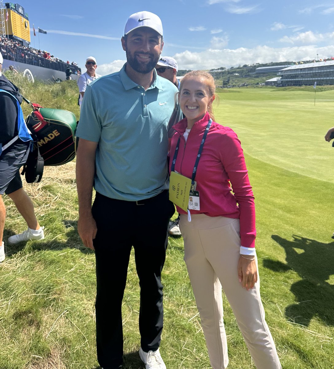 Day 1 at <a href="/TheOpen/">The Open</a> 🏆❤️⛳️🤩