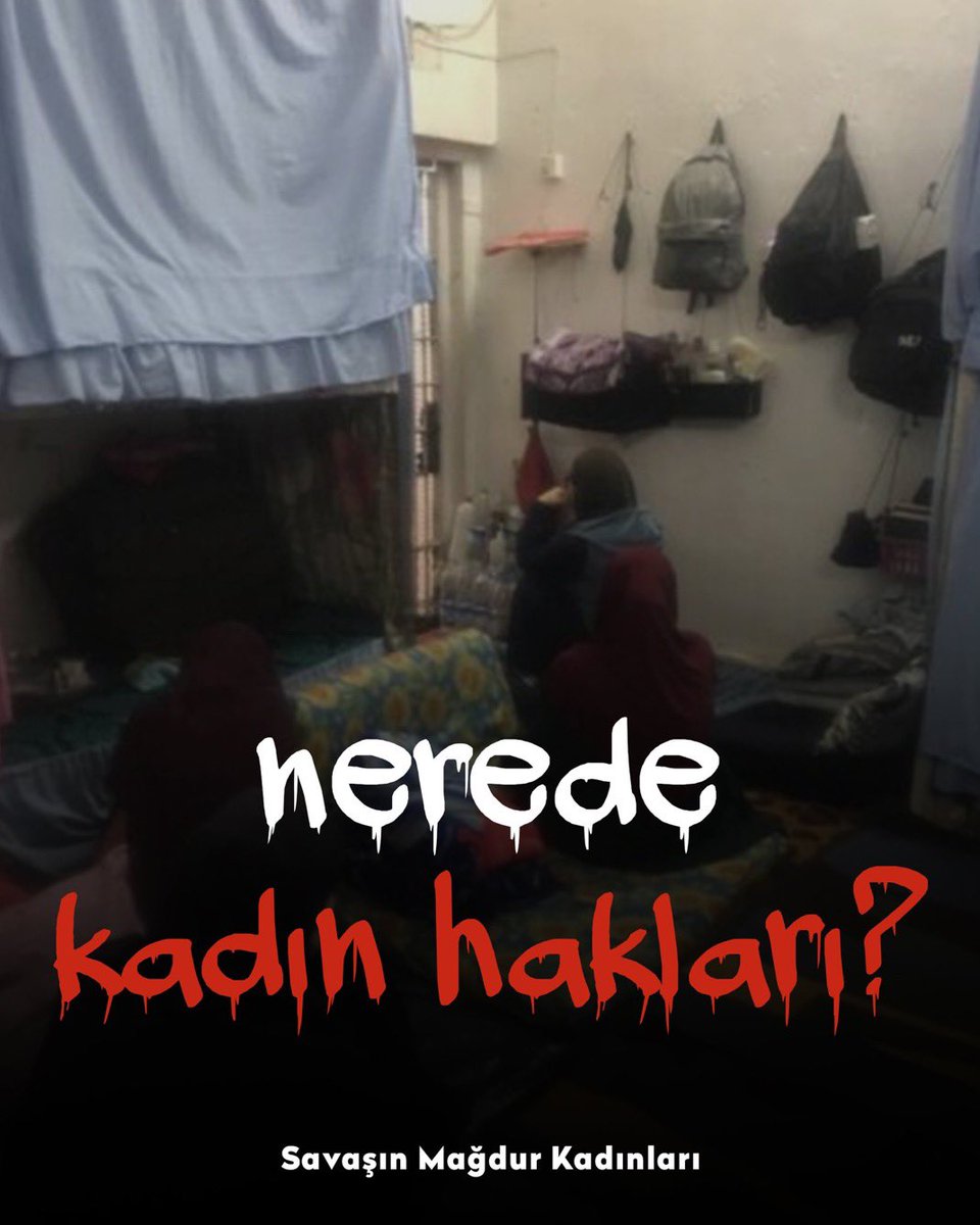 İntifada News (@newsintifada) on Twitter photo Kadın haklarının hemen hemen her mecrada konuşulduğu ama mağdur edilen kadınlar dışında herkesin konuştuğu/konuşulduğu bir dünyada yaşıyoruz.
Madem kadın Hakları belli bir zümre için değil herkes için kadın hakları!
<a href="/TC_Disisleri/">T.C. Dışişleri Bakanlığı</a>
#RusafaCezaevi Kadın haklarının hemen hemen her mecrada konuşulduğu ama mağdur edilen kadınlar dışında herkesin konuştuğu/konuşulduğu bir dünyada yaşıyoruz.
Madem kadın Hakları belli bir zümre için değil herkes için kadın hakları!
<a href="/TC_Disisleri/">T.C. Dışişleri Bakanlığı</a>
#RusafaCezaevi