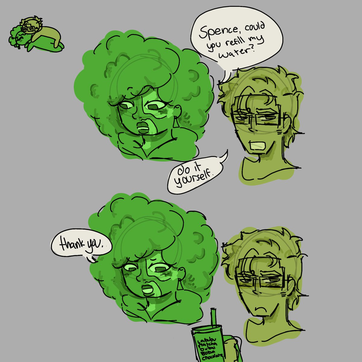 alexfarted's tweet image. &quot;spencer can u do this for me&quot; &quot;no do it urself&quot; as he does the thing she asked..

#dctwt #spade