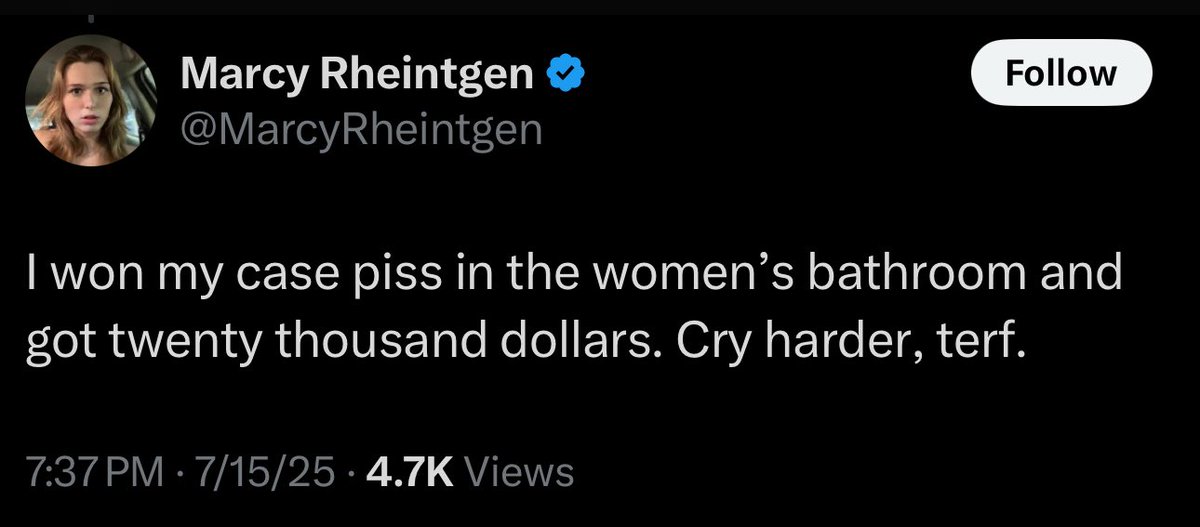 Luke Rheintgen’s case was dismissed on a technicality and he grifted 20k from other people who believe they’re trans. He’s a grifter.