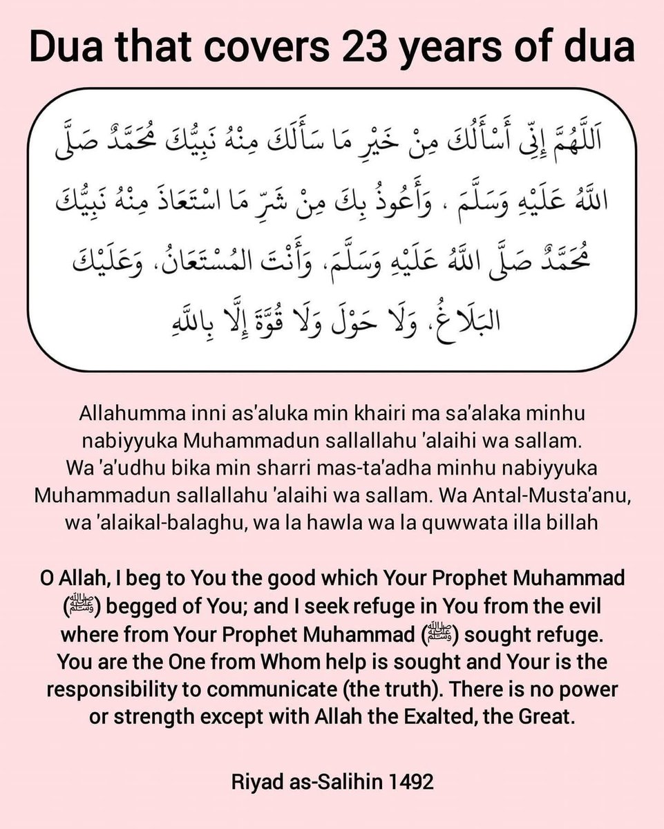 7signxx's tweet photo. A Du'a that covers 23 years of Dua's... https://t.co/6hLk6rjtUY