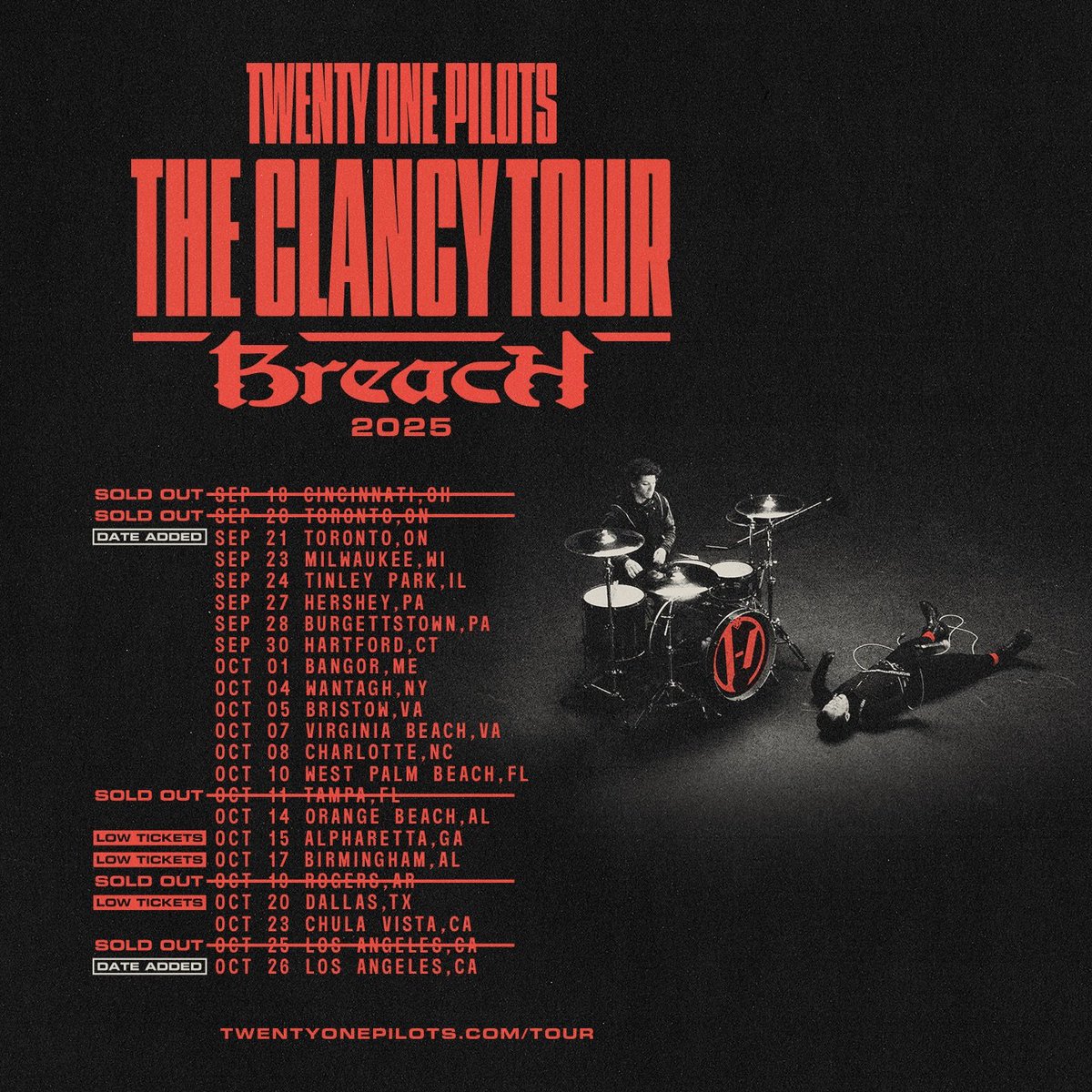 TOPUPDATERS's tweet image. Breach will be released just 6 days before the start of tour! ♥️
Album: Sept 12th
Tour: Sept 18th