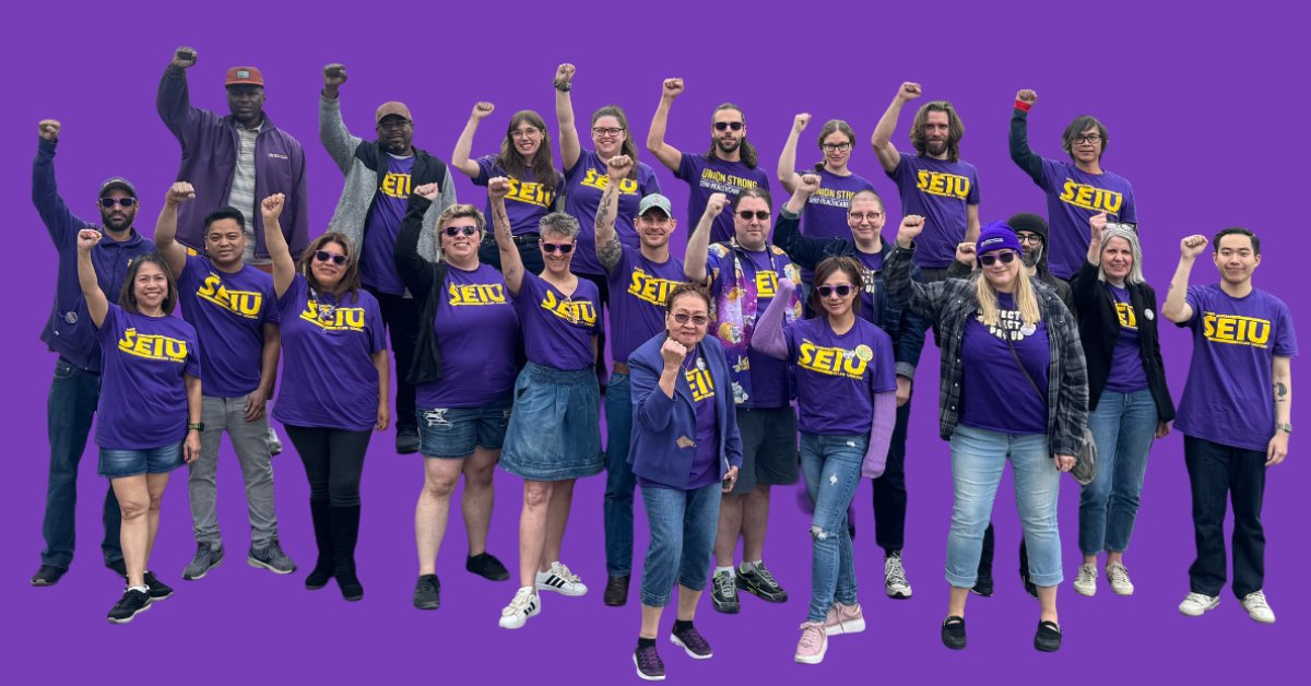 TheStandWA's tweet image. 1,100 patient‑care, service & tech workers represented by @SEIU1199NW at Seattle’s Virginia Mason have ratified their first contract after a year of bargaining. Workers secured a transparent wage scale, safety & staffing gains, and more.
ow.ly/Lqu150WqLbB