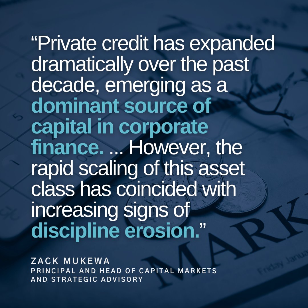 Jamie Dimon's private credit concerns in today’s @DealBook align with <a href="/zackfolio/">ZM</a>'s "The Crowding Effect in Private Credit" where he warns rapid expansion erodes discipline, turning success into structural liability. 

Read Zack’s piece here: sloanepr.com/blog/the-crowd…