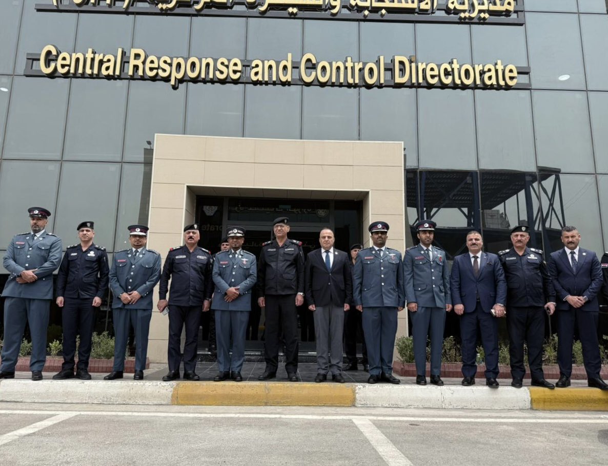 isf_qat's tweet image. زيارة وفد من قوة الأمن الداخلي (لخويا) برئاسة اللواء حمد حسن السليطي، المفتش العام للقوة ، إلى جمهورية العراق الشقيقة، التقى خلالها عددًا من القيادات الأمنية.
حيث تفقّد الوفد مديرية الاستجابة والسيطرة (911)، وكذلك اطّلع على مقر قيادة قوات الشرطة الاتحادية، وكان في استقبالهم…