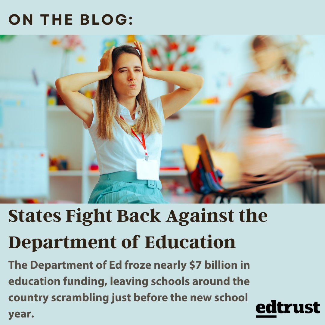 The Department of Ed froze nearly $7 billion in education funding, leaving schools around the country scrambling just before the new school year. Read the full article: edtru.st/4nSNbXm

#departmentofeducation #saveourstudents #greatamericanheist