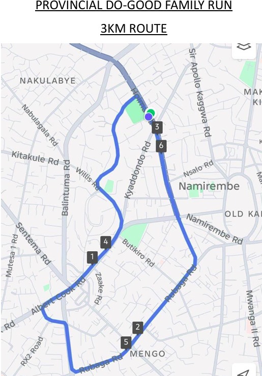 3km Route Chart is here. Come on 19th July 2025. This coming Saturday at 6:00am. <a href="/coufamilytv/">COU Family TV</a> #DoGoodFamilyRun #CouFamiliesUnite
