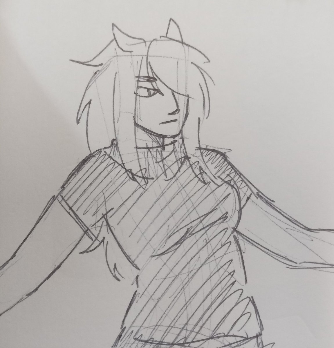 nikoseart's tweet image. Vou desenha algo logo logo estejam alertas. O perigo se aproxima. Enquanto isso rabiscos da aula