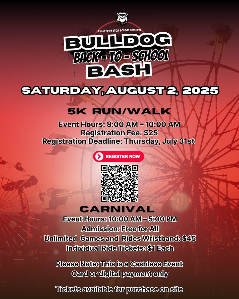 DTown_DAWGS's tweet image. Get Ready for the Big Cluster Event - Saturday, August 2nd. You don’t want to miss this! 5K, Food Trucks, Games, Rides, Vendors—Family Fun for Everyone!