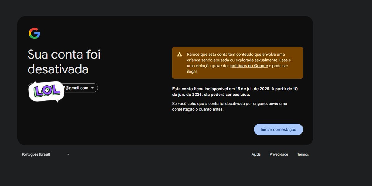 _Biozeraa_'s tweet image. Maldito pedófilo💢. ainda bem que o Google fez um ótimo serviço, e derrubou a conta desse marginal. obrigado Google pelo seu ótimo trabalho😁.
