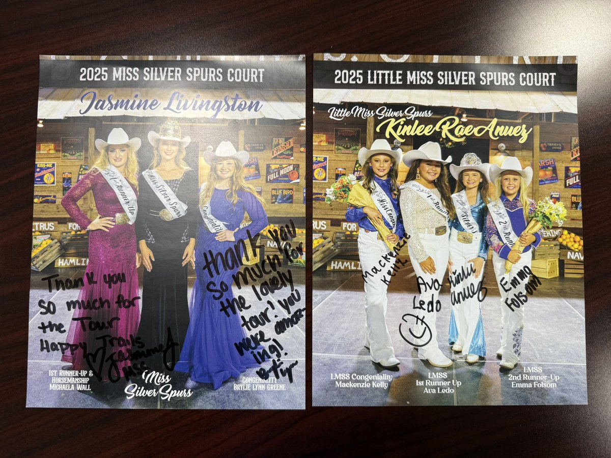 WiltonSimpson's tweet image. Grateful for the visit from the 2025 Miss Silver Spurs Court and Little Miss Silver Spurs Court – outstanding young ambassadors for Florida agriculture.
Their commitment to promoting our state’s rural values and heritage is a powerful reminder of why investing in the next…