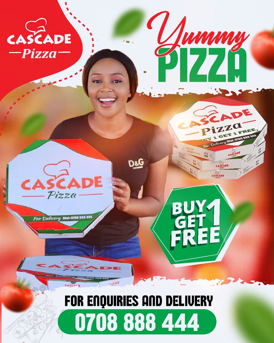 Lird_creative's tweet photo. Cascade Pizza brought the heat 🍕🔥
The Lird served the looks 🎨😎
Now everyone’s hungry and impressed.
Need a poster that slaps like extra cheese?
📞 0790752487 | 🌐 https://t.co/viVNd9q3XI
#TheLird #DesignThatSells #posters #webdesign #graphicdesign #fliers #lirdcreative https://t.co/DBB56v71O5