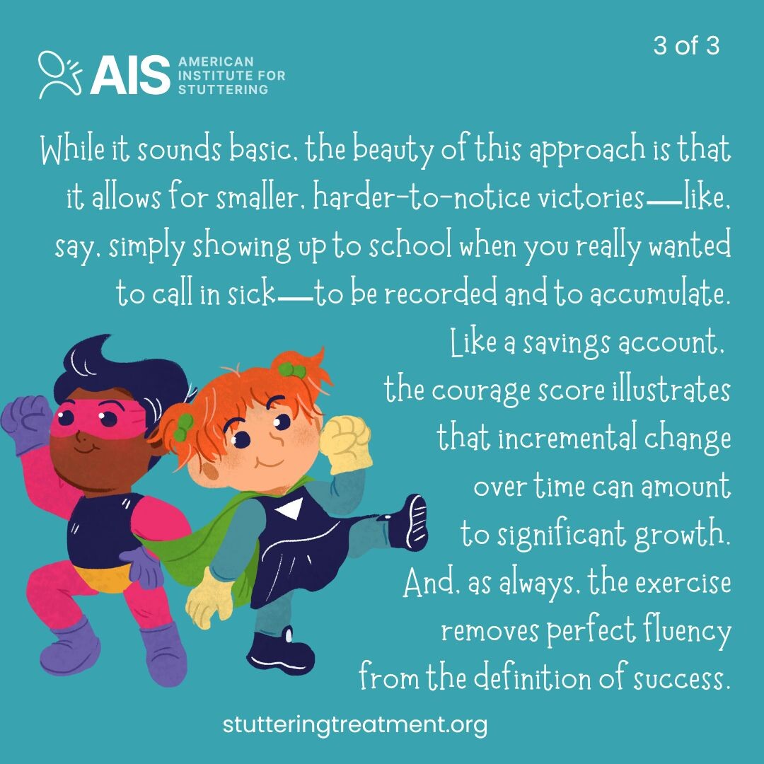 The idea is simple: When a client is faced with a speaking scenario—or sets an intention for a speaking challenge—both client and clinician will assess the level of courage needed to face the scenario. 💎
Visit our website to read more: 🌐 stutteringtreatment.org/blog/therapy-t…