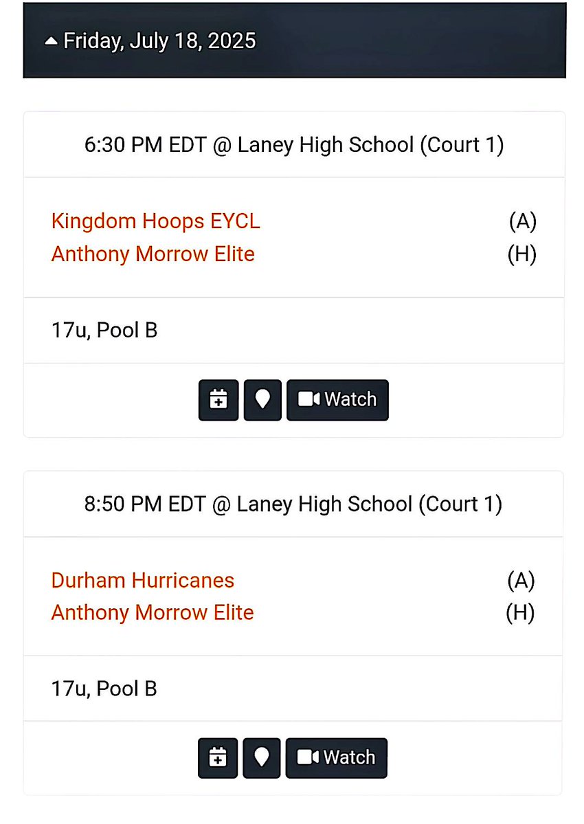 DormecoC's tweet image. College Coaches, We will be in Augusta this weekend for the @madehoops Augusta Live 2 event. Attached is our schedule @2jamesw @Griffens1mpson @ljack20271 @kingstonhenry0 @BenjaminChotko1 @ZyonWhit3 @JordanLWalton @3av1n