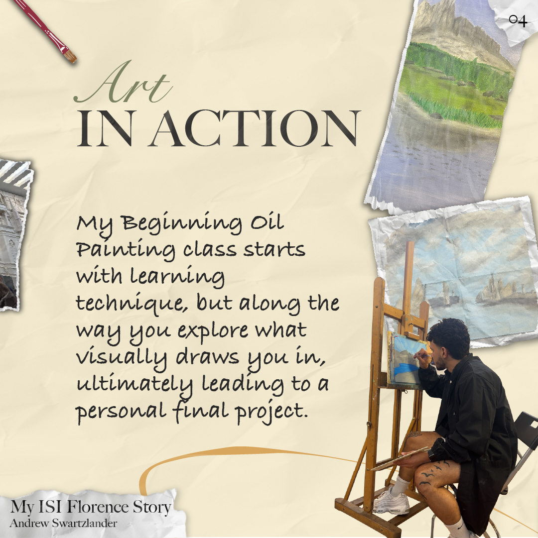 Academic Life at ISI Florence isn’t just about lectures, it’s about living what you learn. From hands-on projects to walking through history, our small classes lead to big connections with professors, the city, &amp; your passions.
#StudyAbroadFlorence #AcademicLife #HandsOnLearning