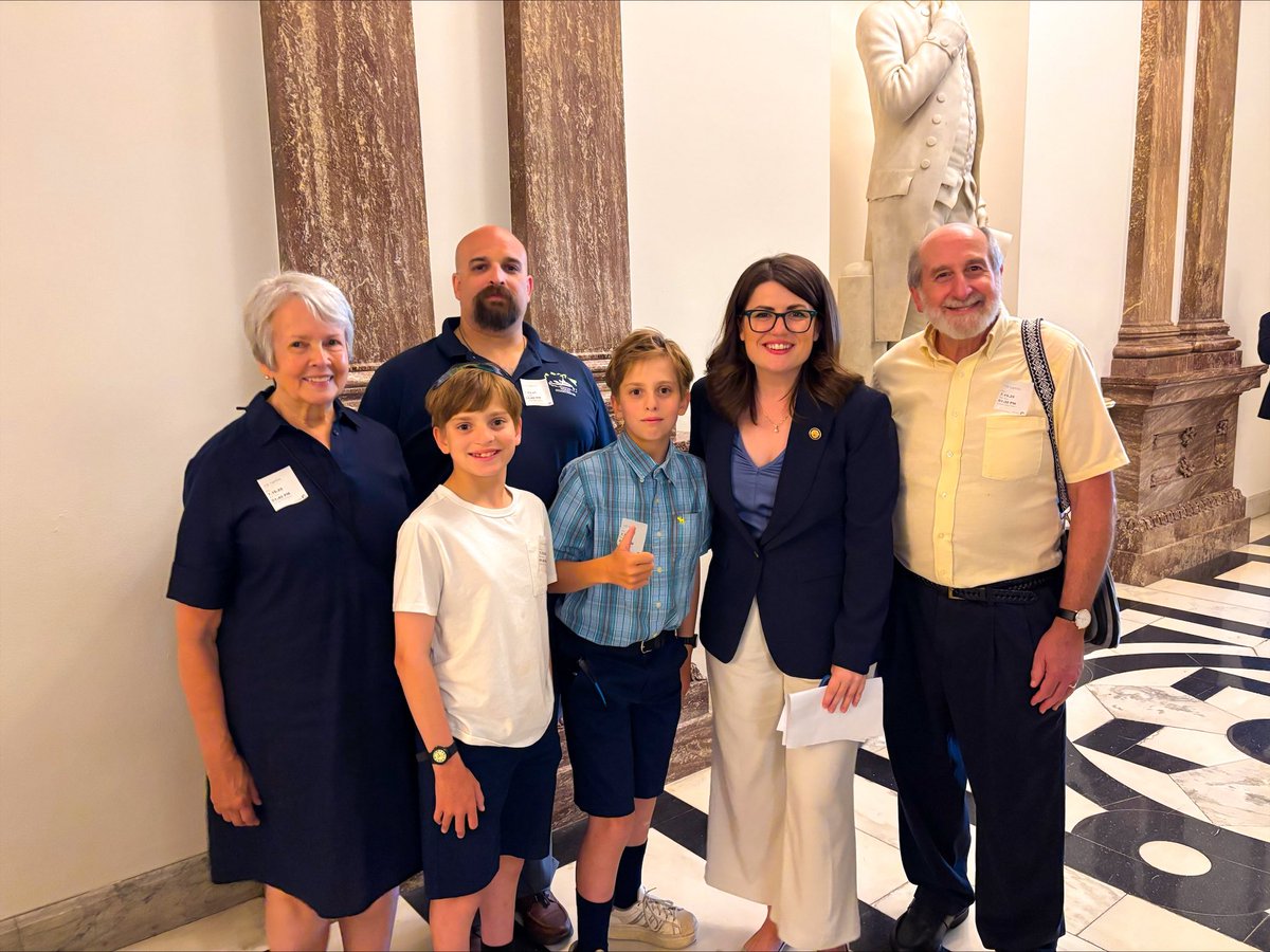 RepSarahElfreth's tweet image. Best part of my day is seeing #MD03 neighbors here on the Hill. Yesterday, I stepped off the House floor in between votes to meet with the Jarashow family on their tour of the Capitol – and heard how “Hamilton” inspired their excitement for this visit!
If you want to visit us in…
