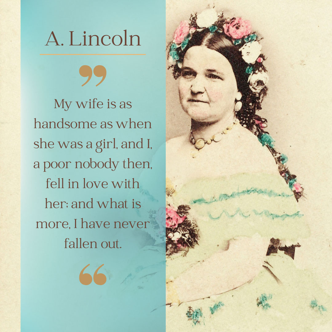 ALPLM's tweet image. Mary Lincoln died #OnThisDay in 1882. Abraham Lincoln’s enduring love for her is beautifully captured in this quote (📸).
#MaryLincoln #AbrahamLincoln #ALPLM #LincolnLetters
