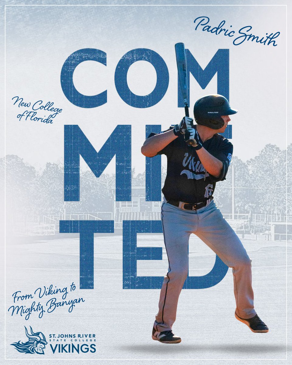 SJRState's tweet image. More Viking baseball players taking their talents to new teams!
#SJRState #LetsGoVikings #SJRStateProud #OnceAVikingAlwaysAViking