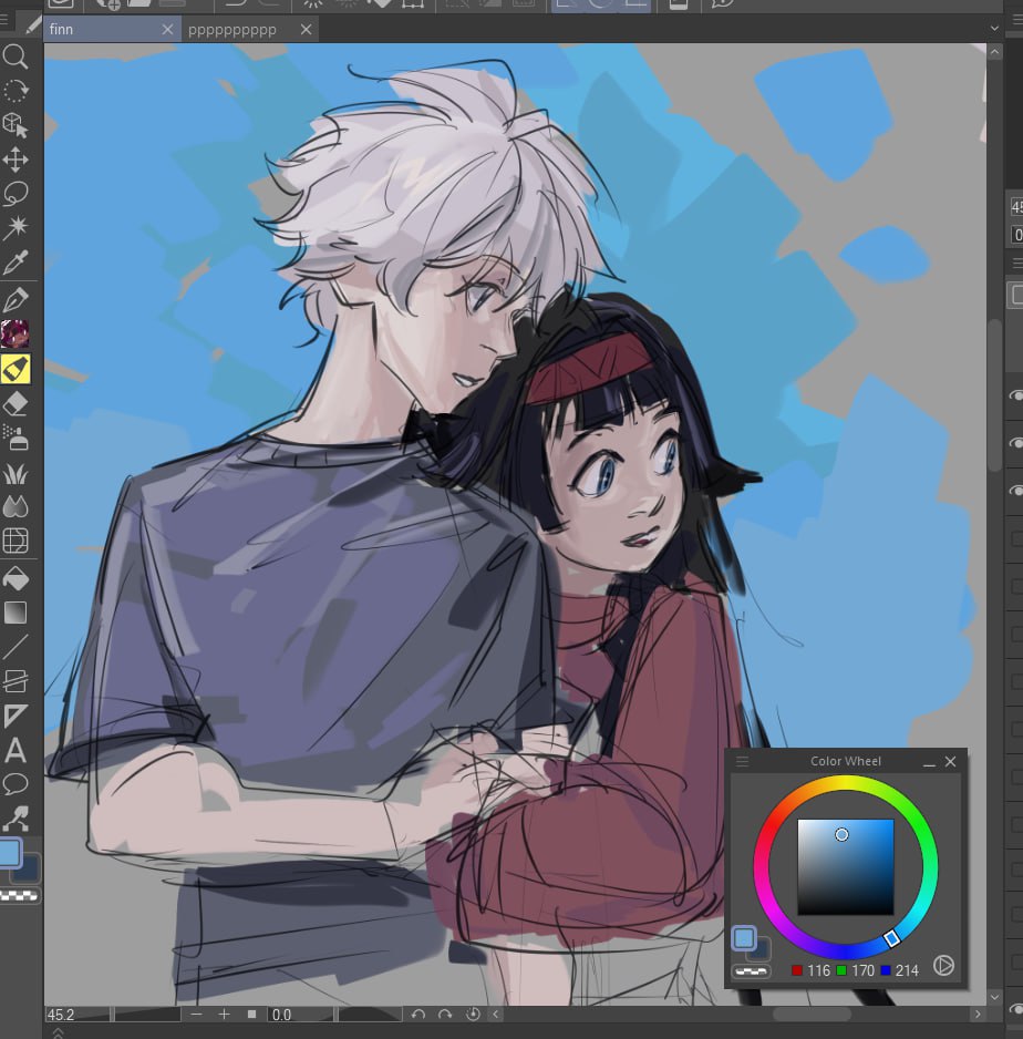 BulBusinka's tweet image. My children i miss you so much
I'm trying newish style so have Killua and Alluka 🥺🤏