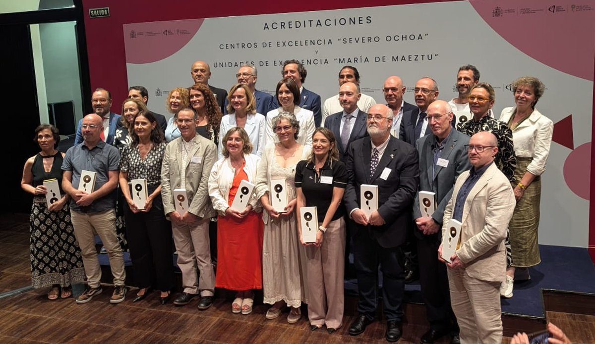 DIPCehu's tweet image. Felices de recibir nuevamente el sello "Severo Ochoa" a la excelencia científica que concede la @AgEInves!
Como centro de excelencia BERC y Severo Ochoa seguiremos impulsando investigación de frontera para atraer talento científico
+INFO: tinyurl.com/4tup7jkt