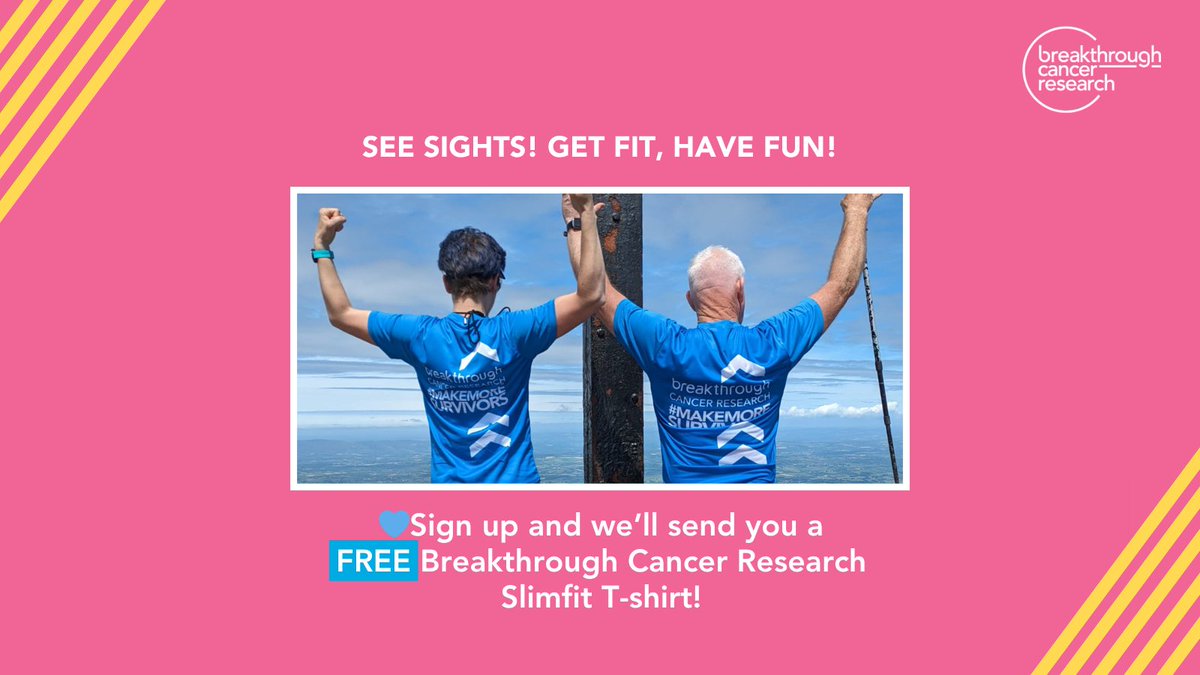 BreakthroCancer's tweet image. 🥾 Hike to 40KM is back this August!
Hike anywhere, anytime in August for Breakthrough Cancer Research.
Get fit, have fun & help #MakeMoreSurvivors
💙 Sign up today & get a t-shirt!
bit.ly/Hike40k2025
#Hike40K #CancerResearch