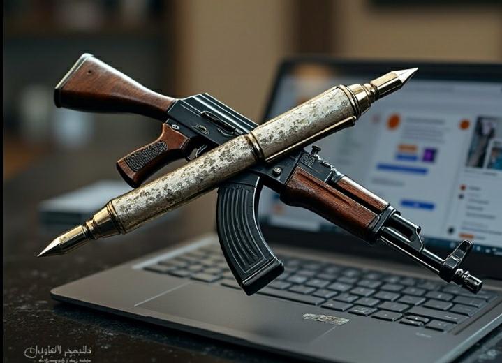 قلمك إمّا سلاح للحق أو أداة للباطل... 
فلا تكن حبراً في يد من لا مبدأ له
إكتب كأنك تبني وعي أمة… فكل حرف تكتبه، إما يوقظ عقلاً أو يغرس وهماً
#المرحلة_تحتاج_ان_نكون_اكثر_وعياً