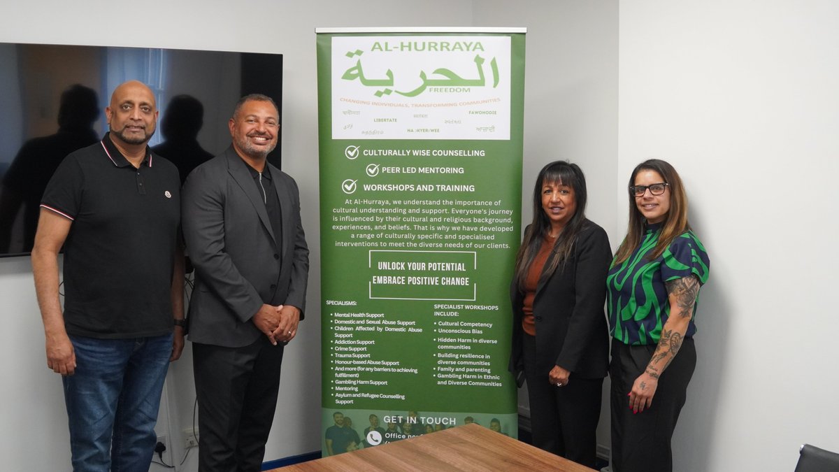 NottsOPCC's tweet image. 🤝 Nottinghamshire Police and Crime Commissioner Gary Godden, and his Deputy @AngelaKandola, have visited several organisations recently to find out more about the ongoing work to make Nottinghamshire a safer place for all.
@alhurraya @evolvenotts @Communities_INC