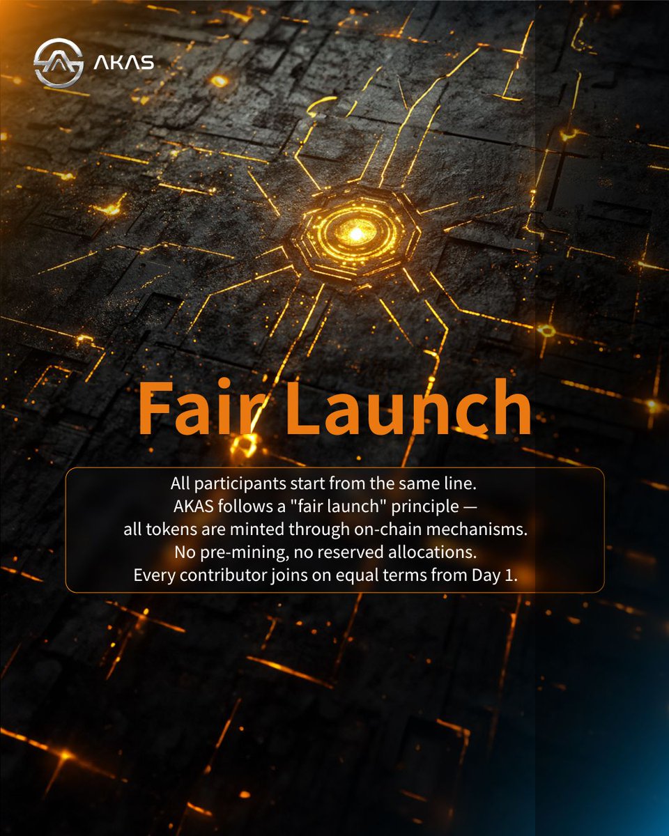 AKASOfficial_'s tweet photo. 🧱 True Standards Are Hardcoded On-Chain
It's not about declaring the rules — it's about locking them in.
#AKASDAO #OnChainMechanism #FairLaunch #Permissionless #BlackHoleLock #StructuralIncentives #DAOGovernance #DeFiStandards #FullChainContracts #CryptoProtocol https://t.co/CdQqz7PWtq