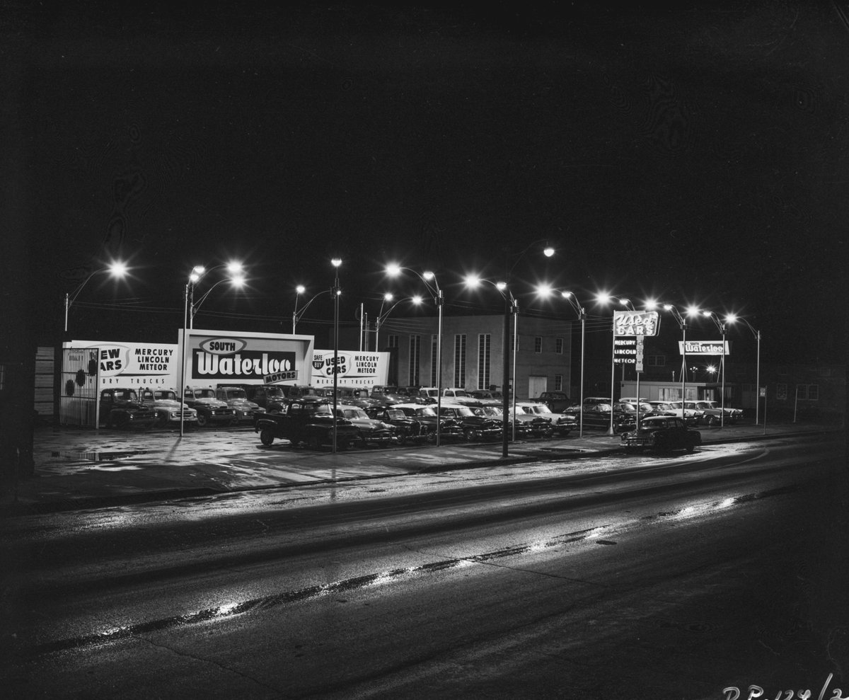 South Waterloo Motors, Edmonton, Alberta, 3 October 1956 (RP124.2).