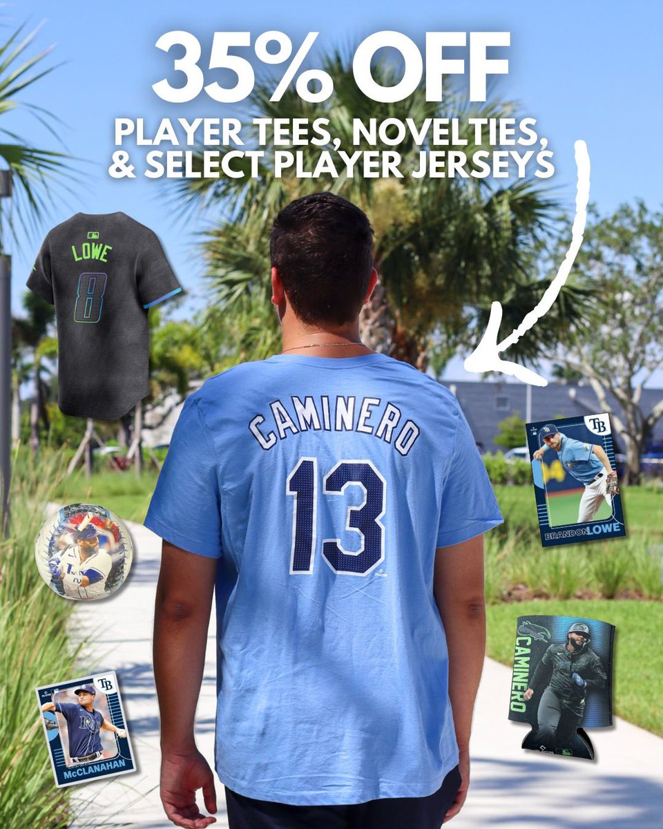 TheBayRepublic's tweet image. ⚾ All-Star Break Steals! ⚾
Score 35% OFF player tees and novelties — only for a few more days at The Bay Republic! Don’t miss your shot to rep your faves for less 🧢🔥 #AllStarBreak #BayRepublicDeals