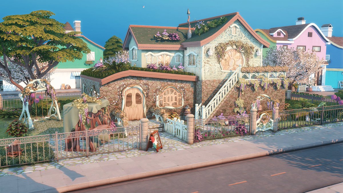 HousesForSimsC1's tweet image. Apothecary Shop + House - Enchanted by Nature -No CC. Download link and Gallery ID
@YouTube 👉youtu.be/cD2c6TS1Yfw
#housesforsims #sims4 #thesims #showusyourbuilds #thesims4 #sims4build #sims4enchantedbynature
@TheSims
@SimsBrasileiros
@SimsLatinos