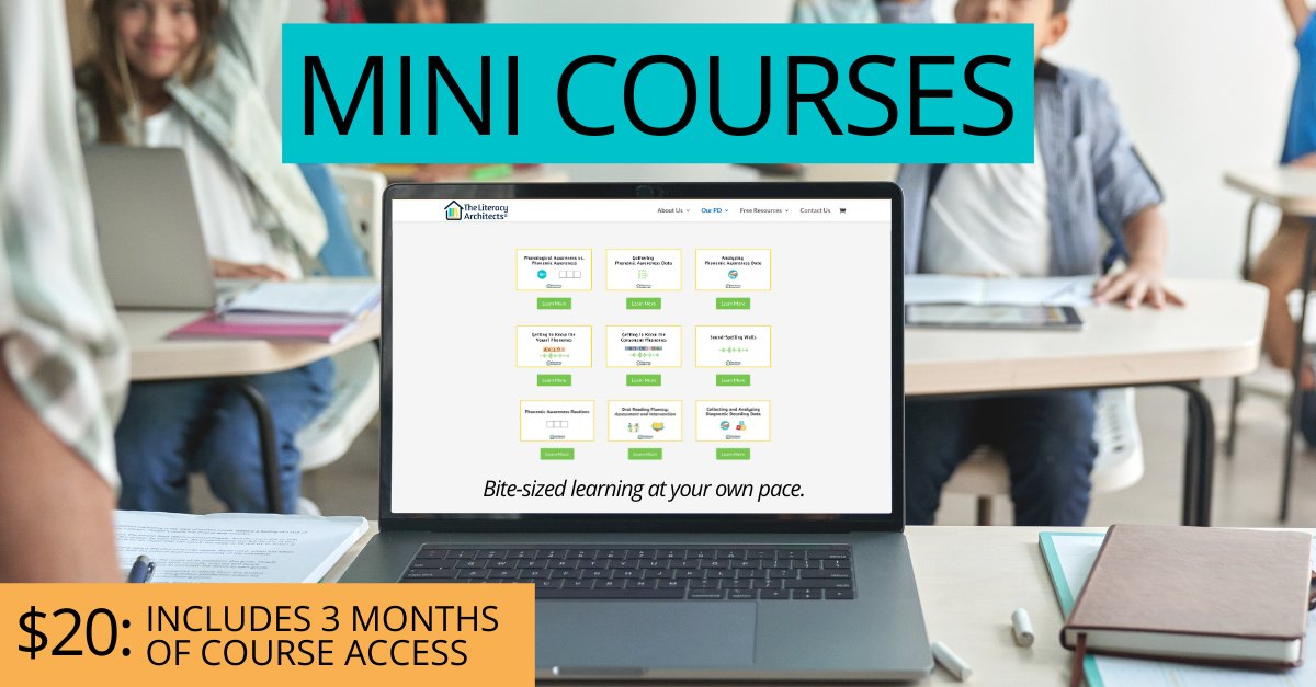 LiteracyArch's tweet image. π£ Snag this summer learning deal: Self-paced mini-courses!
Explore all course options here: theliteracyarchitects.com/self-paced-couβ¦