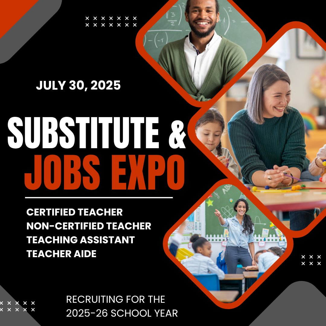 We are seeking substitute candidates for a variety of teaching, teaching assistants, and teacher aide substitutes for all buildings and all grade levels for 2025-26 Get details, apply online by July 23 at the link, amherstschools.org/departments/hu….