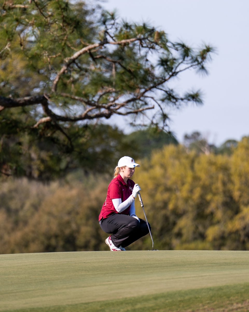 FSUGolf's tweet image. Alexandra Gazzoli shot a 3 over par score of 74 and was in a tie for 42nd place in the 2025 Women’s Western after the first round of play