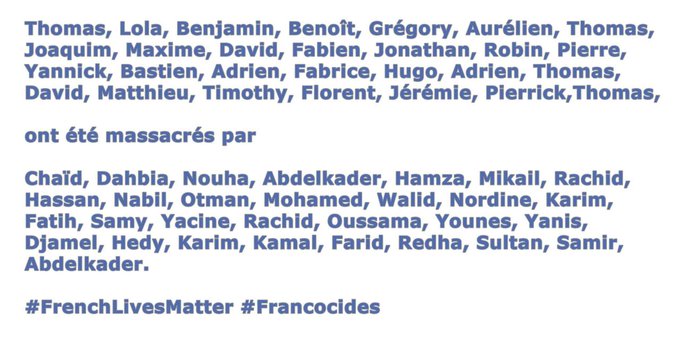 perezer62368538's tweet image. ton racisme anti blanc ne te permet pas d'entrevoir qui sont les vrais racistes !!
