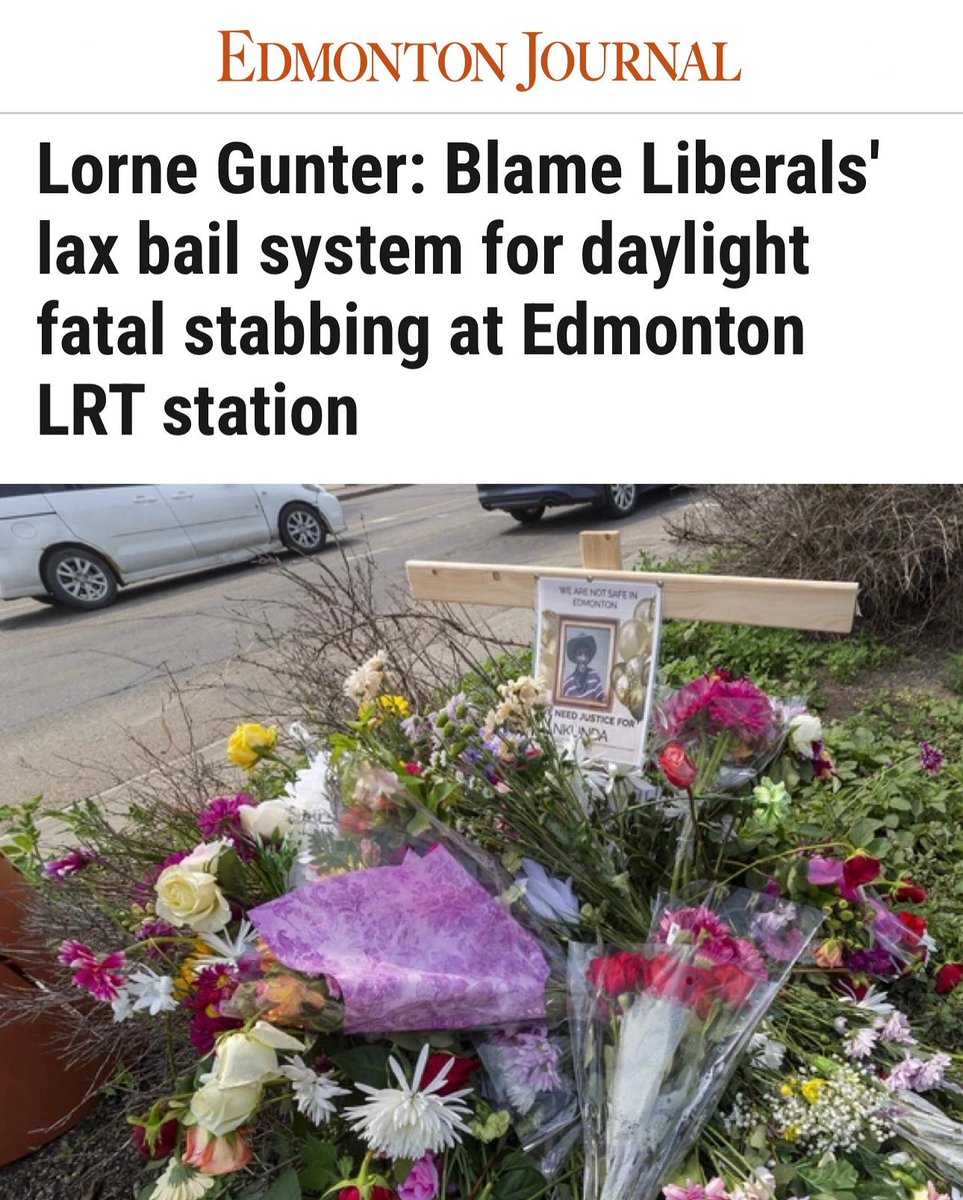 LarryBrockMP's tweet image. Another tragic example of Canada’s broken bail system—a daylight stabbing at an Edmonton LRT station, and the suspect was out on bail.
Liberal laws like Bill C-75 are putting public safety at risk.
Sign the petition and demand urgent bail reform:
conservative.ca/cpc/bail-reform…