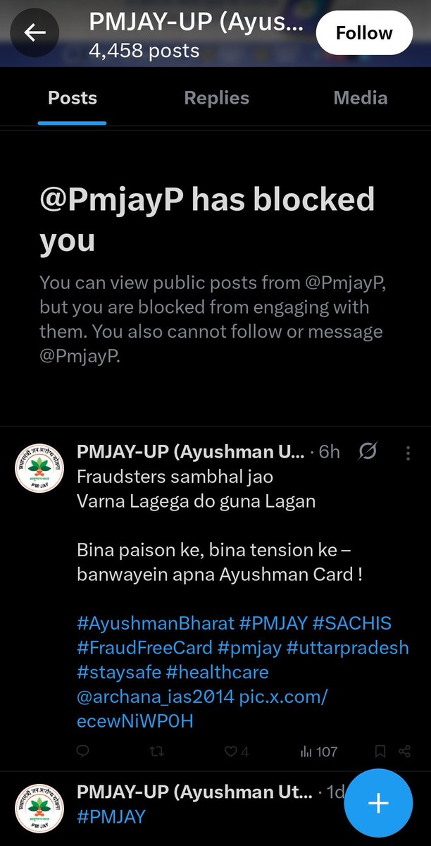 Vaibhav Yadav (@vaibhavy32) on Twitter photo <a href="/JPNadda/">Jagat Prakash Nadda</a> पंचायत सहायक ने उत्तर प्रदेश के अंदर 2 करोड़ से अधिक कार्ड बनाए उसी के संबंध में अन्य कर्मियों को इसका लाभ दिया गया लेकिन जो कार्य किया उसे नहीं
और जब अपनी बात किसी स्वतंत्र प्लेटफॉर्म पर रखी गई तो समाधान की बजाय ब्लाक करना शुरू कर दिया
क्या ये इनकी व्यक्तिगत संपति है <a href="/JPNadda/">Jagat Prakash Nadda</a> पंचायत सहायक ने उत्तर प्रदेश के अंदर 2 करोड़ से अधिक कार्ड बनाए उसी के संबंध में अन्य कर्मियों को इसका लाभ दिया गया लेकिन जो कार्य किया उसे नहीं
और जब अपनी बात किसी स्वतंत्र प्लेटफॉर्म पर रखी गई तो समाधान की बजाय ब्लाक करना शुरू कर दिया
क्या ये इनकी व्यक्तिगत संपति है