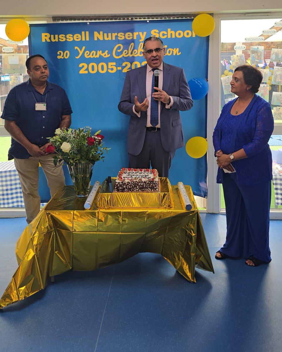 TahirAliMP's tweet image. I was glad to help commemorate the 20th anniversary of Russell Nursery School, which has consistently provided first-class care to children from across the constituency.
A real credit to the staff and the leadership team who make it such a special place.