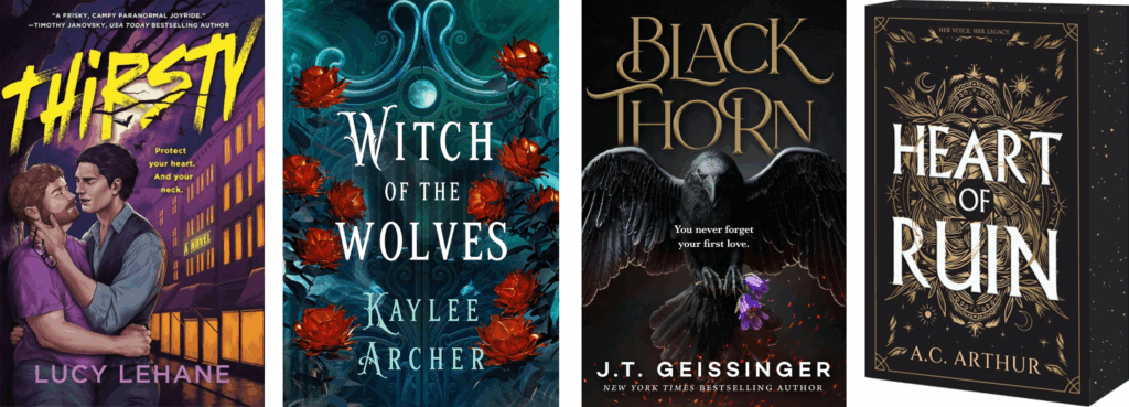 MacmillanLib's tweet image. Witches, vampires, and wolves—these paranormal romance reads will haunt your heart in the best way! ❤️📚tinyurl.com/mryfr3y3