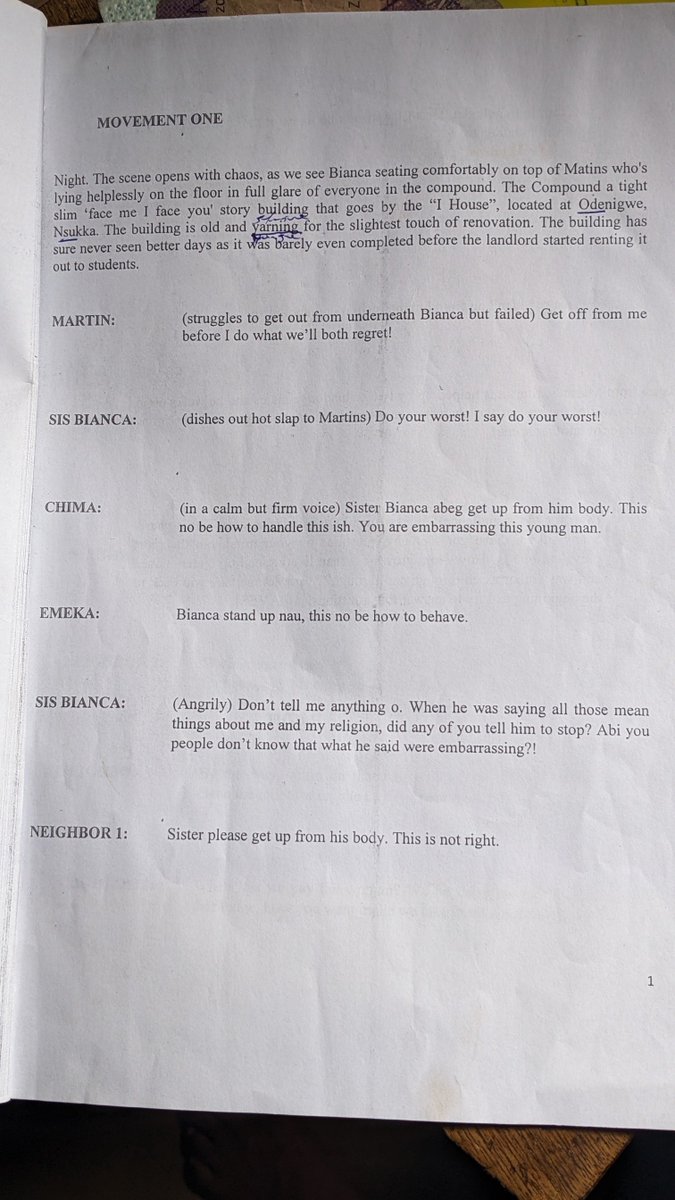 marVeyneCHe's tweet photo. My First Book (A Play) coming soon...

NB: Publisher read only first page and approved my work. I can only be God. 🌹💯 https://t.co/gaHFd0W0H5