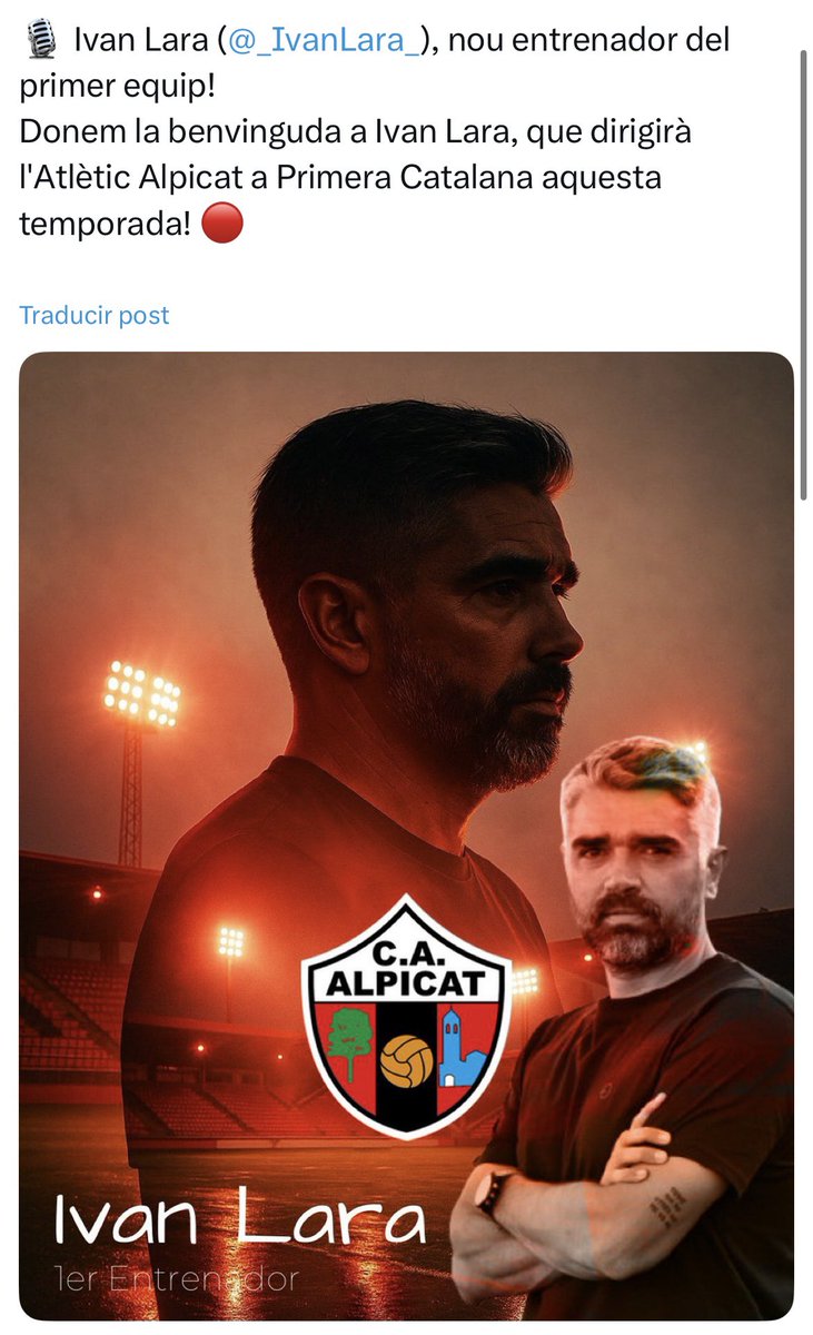 No es podia saber que el 1r entrenador de l’Alpicat, el ficaria l’Atlètic Lleida, ara a veure quants jugadors ficaran.