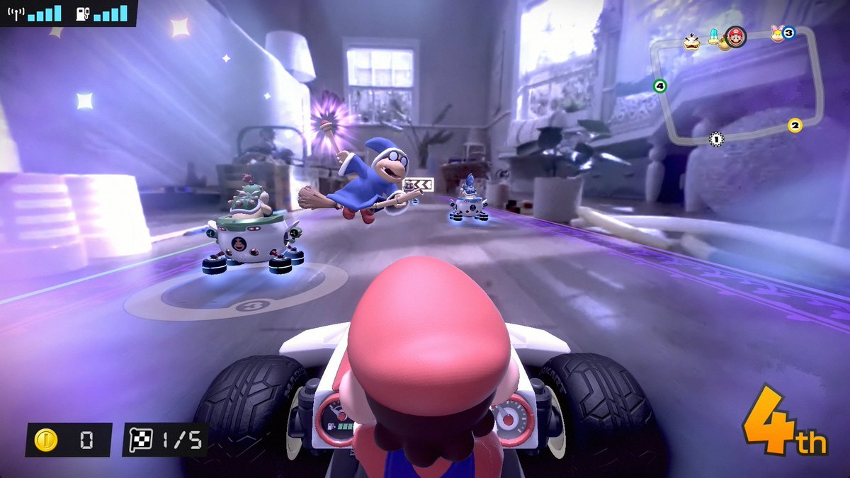 bigk4thewin's tweet image. #365gamesayear

Game no. 197 - #MarioKartLiveHomeCircuit  #Switch

A very unique way to play Mario Kart - controlling a RC kart creating your own course to race round. There&apos;s different themes and obstacles to make the course seem different tho space dependent to enjoy more...